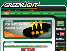 Tablet Screenshot of greenlighttoys.com